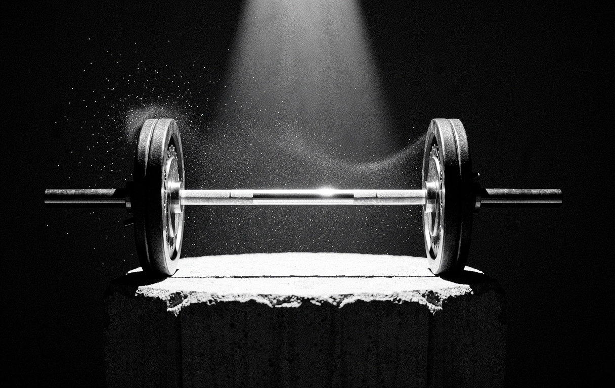 Brutalistisches Trainingsequipment